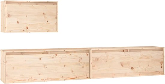 vidaXL-Tv-meubelen-3-st-massief-grenenhout