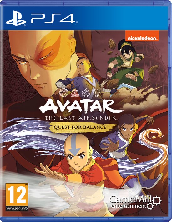 5. Avatar The Last Airbender: Quest for Balance - PS4