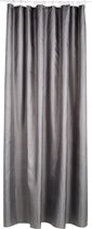 5Five Douchegordijn - grijs - polyester - 180 x 200 cm - inclusief ringen - Voor bad en douche