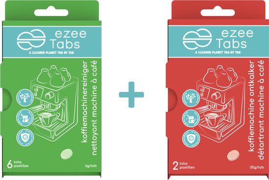 Kit de démarrage pour machine à café EzeeTabs - Pack de 6 pastilles de  nettoyage et