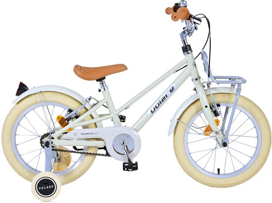 Vélo pour enfants Volare Melody - Filles - 16 pouces - Sable