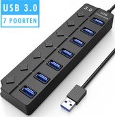 MethoBrick USB-Hub 3.0 - 7 Poorten - 5 Gbps - USB-Splitter en Switch