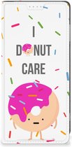 Bookcase met Quotes Motorola Moto G13 | G23 Smartphone Hoesje Cadeautjes voor Meisjes Donut