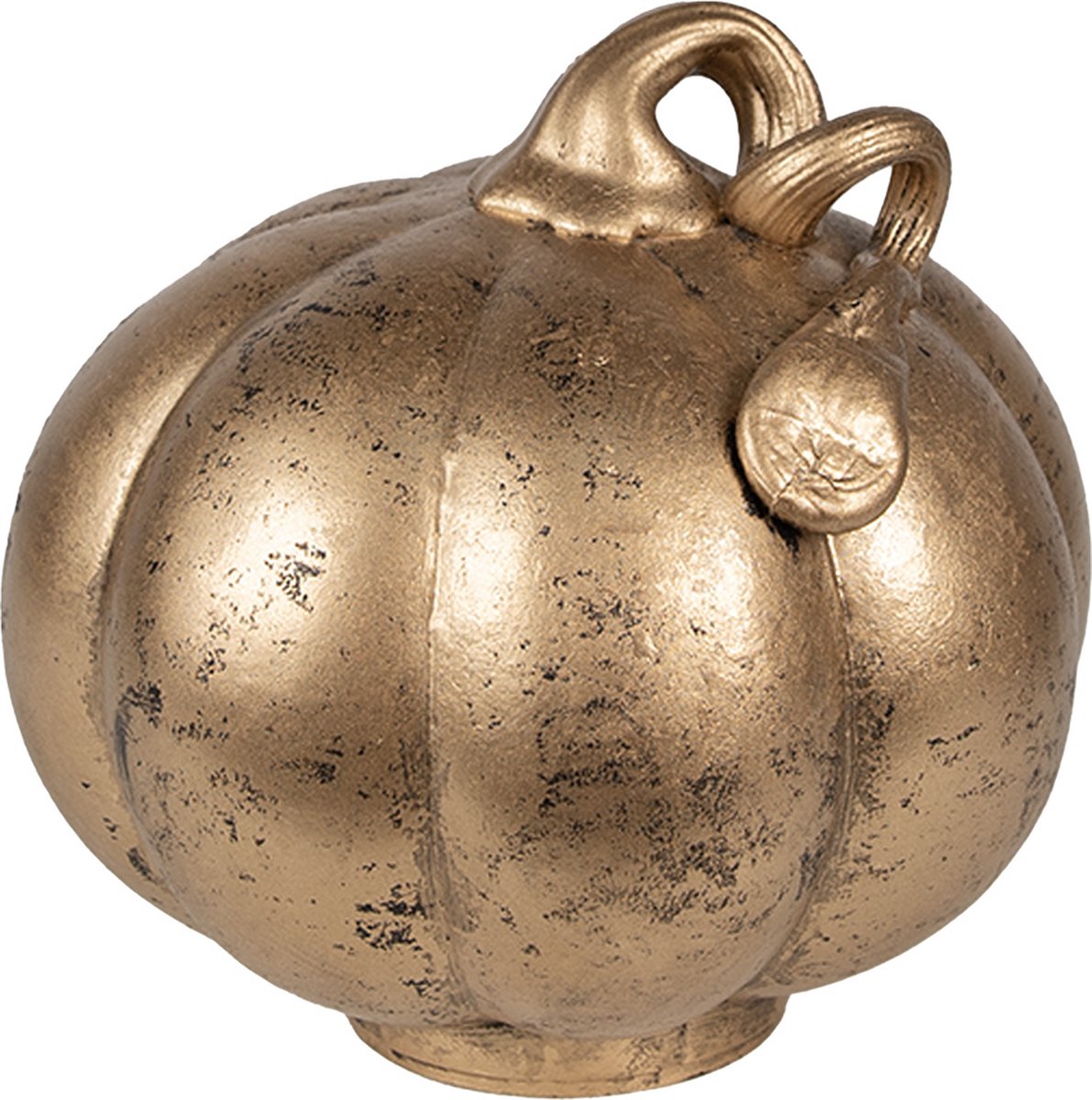 Decoratie Pompoen Ø 15x15 cm Koperkleurig Glas Herfst decoratie