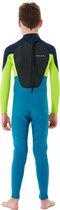 Rip Curl Junior Omega 3/2mm Rug Ritssluiting Wetsuit - Nav