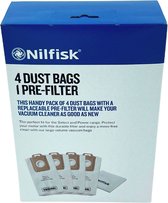 Nilfisk - Stofzuigerzakken-  Select en Power serie - 4 stuks