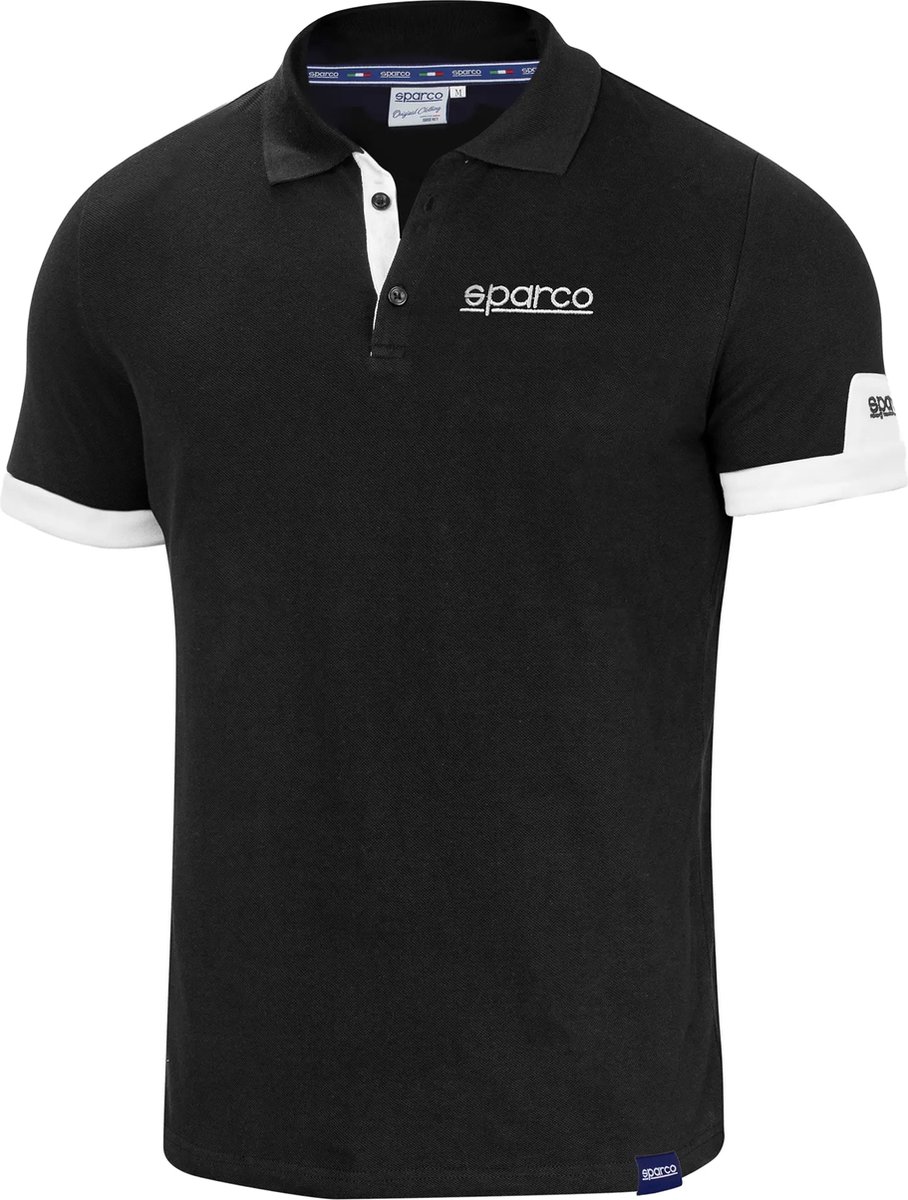 Sparco CORPORATE Polo Zwart maat L