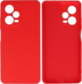 Coque Xiaomi Redmi Note 12 Pro 5G - 2,0 mm d'épaisseur Coque arrière pour téléphone Fashion - Coque en Siliconen - Rouge