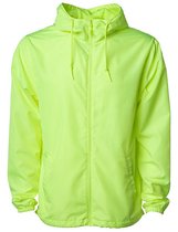 Unisex Lightweight Windbreaker Outdoorjas Safety Yellow - S