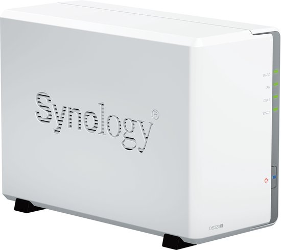 Synology DS223j - NAS - WD RED Plus 8TB (2x 4TB) - Wit - Synology