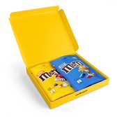 M&M's giftbox - 2 heerlijke chocoladerepen - Smaken M&M’s Crispy en M&M’s Pinda - Het lekkerste cadeau in een unieke giftbox