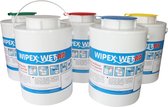 Natte veegmachine WIPEX ® WET DESI, navulbaar, gemaakt van polypropyleen, hittebestendig tot 90°C