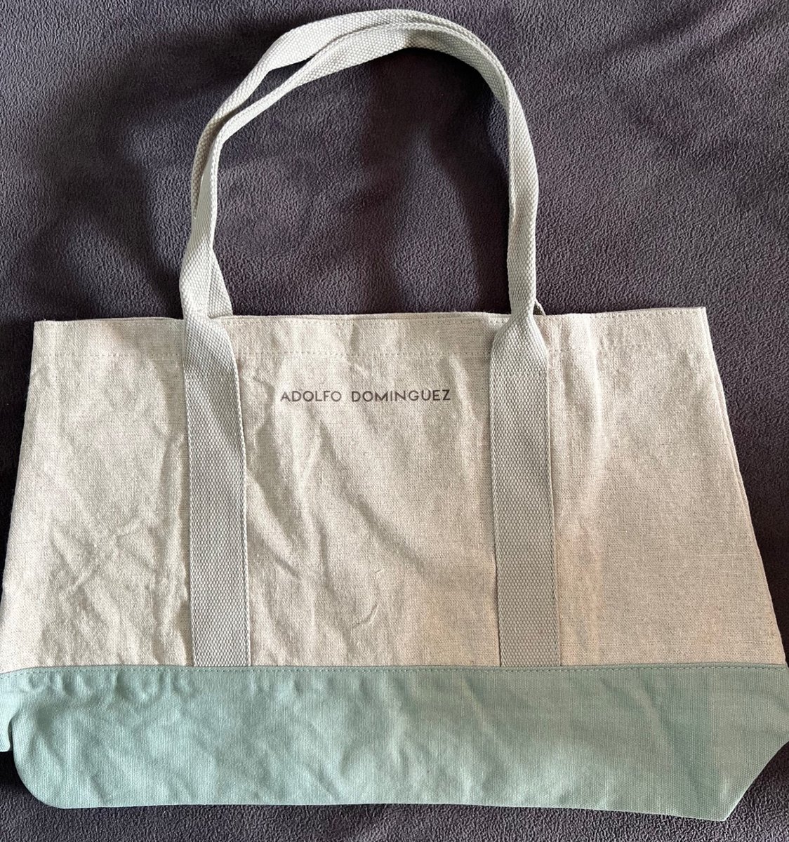 Adolfo Dominguez tote bag shopper tas 50x30 cm