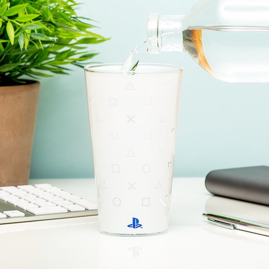 PlayStation - PlayStation 5 - Drinkglas - Wit - 400ml