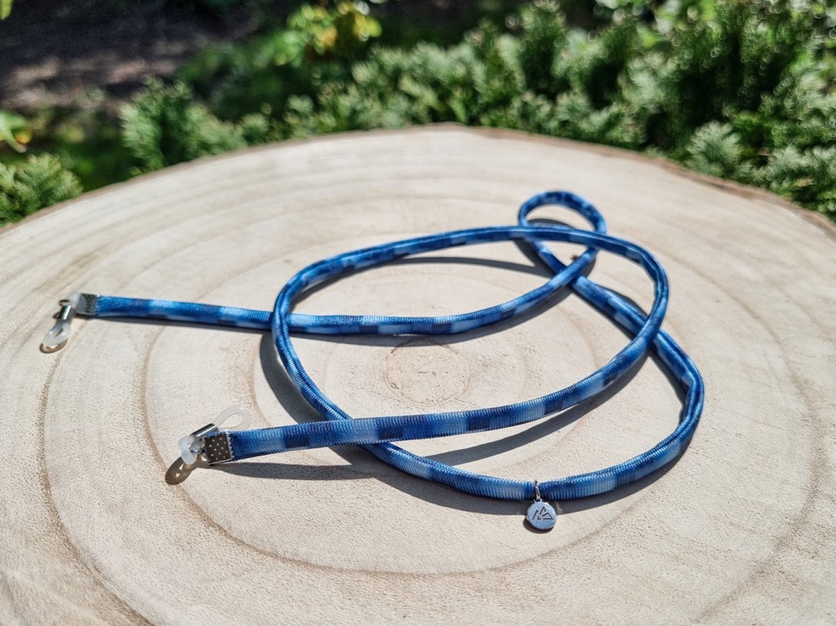 Descent - Denim - Blauw - Zonnebril koord - Brillenkoord - Zonnebrilkoord - Zonnebrilkoordje - Kraaltjes