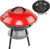 Draagbare BBQ - Houtskool Barbecue - Rond - Barbecue - 36 cm - Herbruikbaar - Camping Barbecue - Kamperen - Reis BBQ - Festival Barbecue - Grill