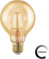 EGLO LED Lamp - Ø8,0 cm - E27 - Golden Age - dimbaar | bol.com