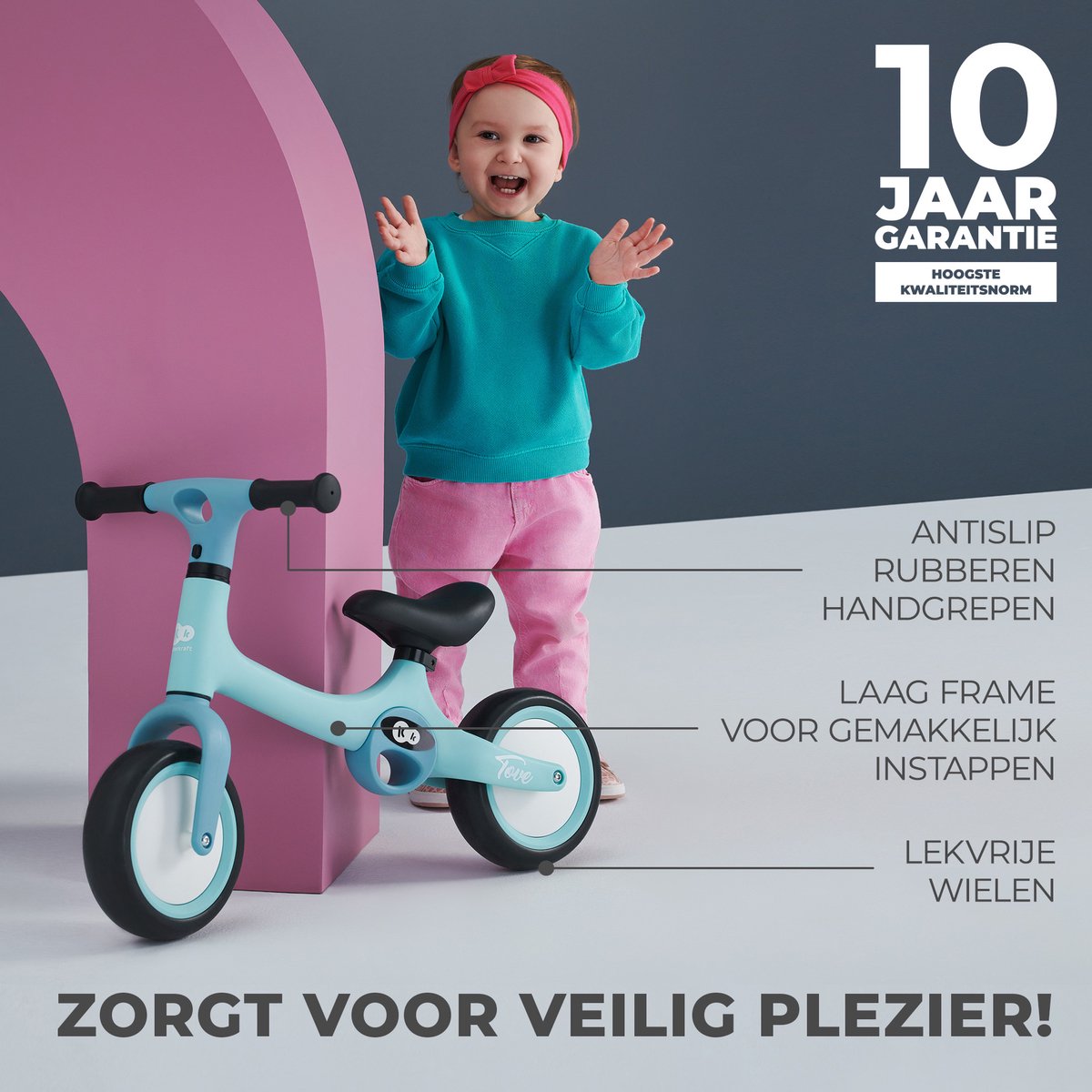 Kinderkraft TOVE Loopfiets - 2 kg Opvouwbaar tot 25 kg thumbnail 5
