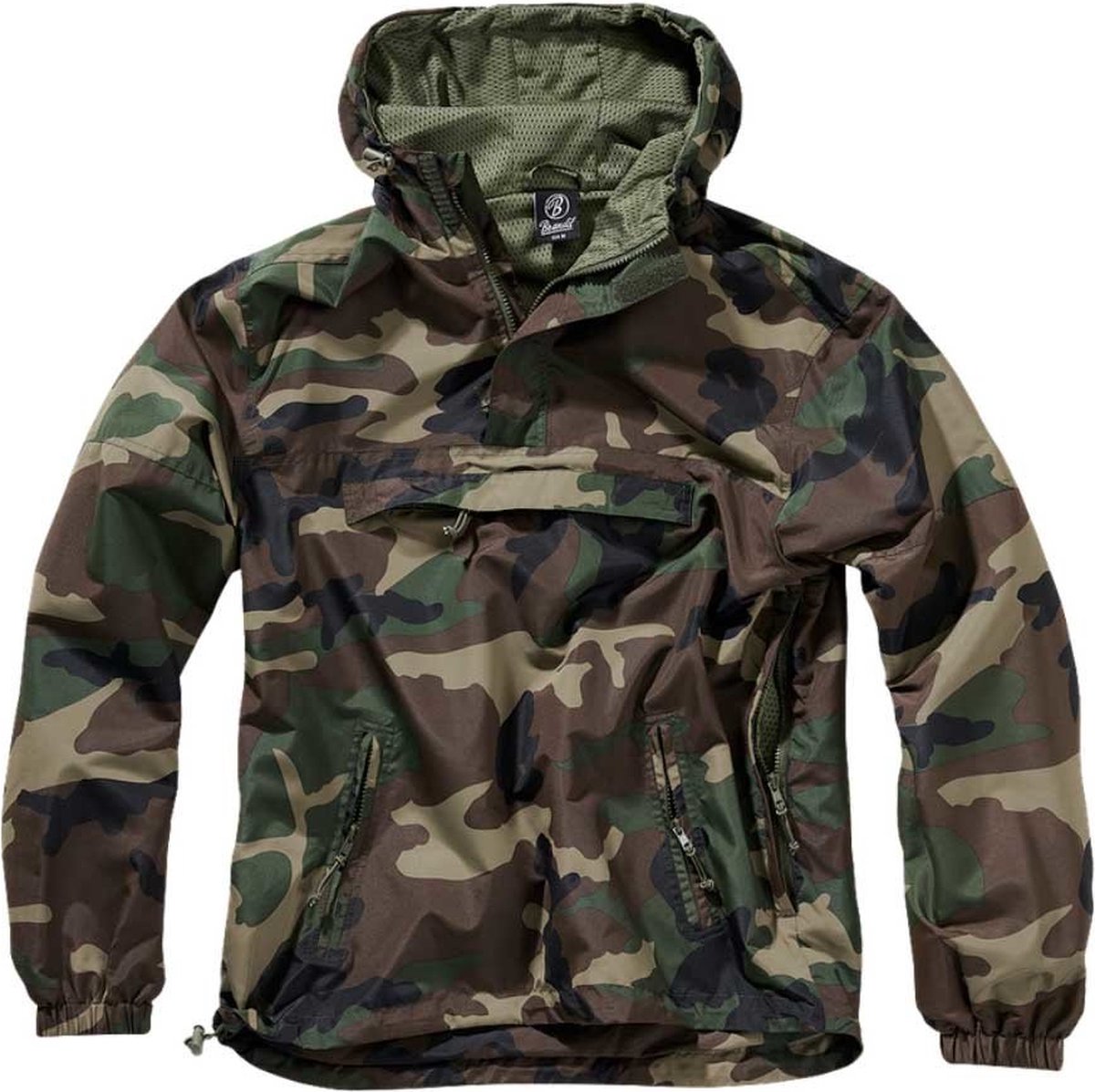 Brandit Summer Windbreaker Heren Woodland