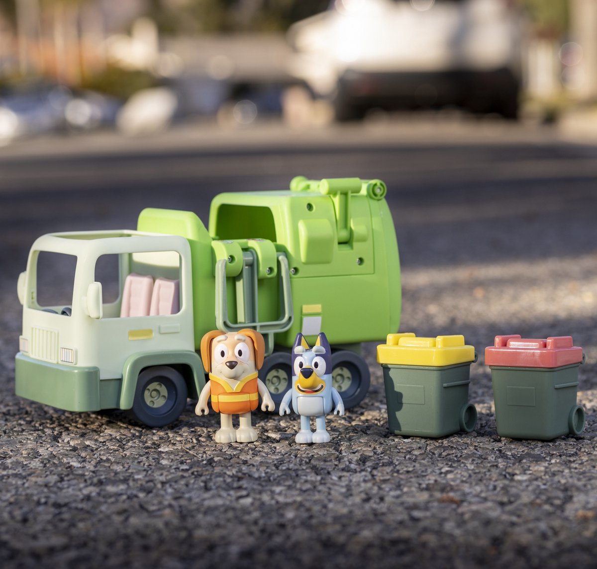 BLUEY - Vuilniswagen met 2 Speelfiguren - Speelset — afbeelding 12