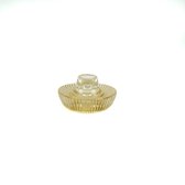 Housevitamin Kandelaar - Glas - Amber - 10x5,5cm