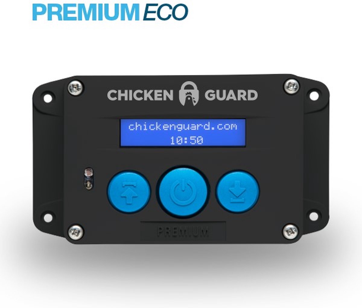 ChickenGuard Automatische Kippenhokduer Opener op batterijen - met Timer en Lichtsensor - Chickenguard