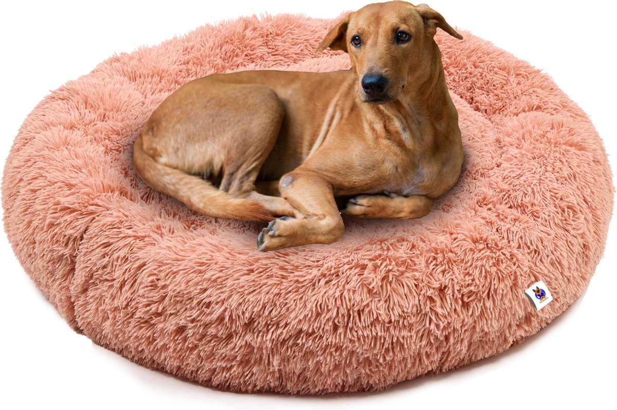 Pet Perfect Fluffy Donut Hondenmand voor Honden - XXL Hondenkussen -  Hondenbed 100 CM... | bol.com