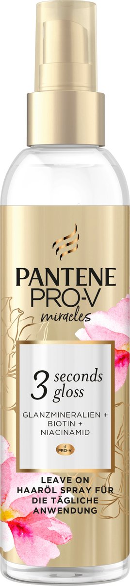 PANTENE PRO-V Haarkur miracles 3 seconds gloss, Haarolie-Spray, 145 ml