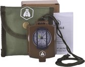 Laguiole Professioneel Kompas multifunctioneel met draaibaar frame en opbergtasje voor outdoor, survival en wandelen