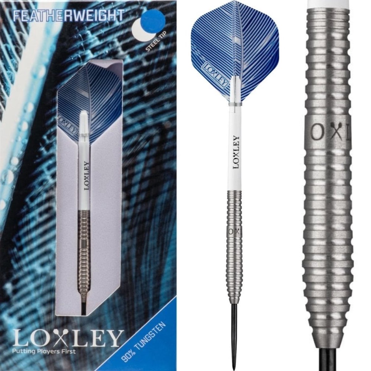 Loxley Featherweight Blue 90% - Dartpijlen - 18 Gram