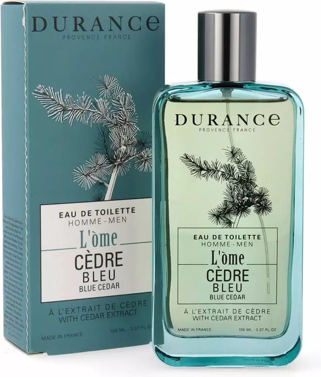 Durance L'Òme Cedar Blue - Eau de Toilette - een heerlijke sterke frisse heren geur