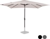 VONROC Premium Stokparasol Rosolina 280x280cm - Incl. beschermhoes – Vierkante parasol - Kantelbaar – UV werend doek - Beige