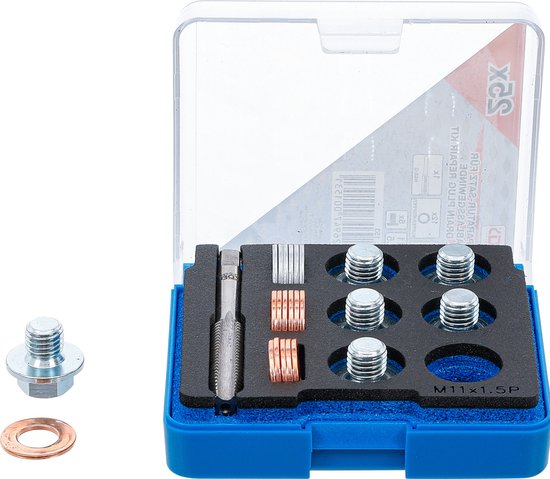 Kit de réparation de filetages, pour vis de fixation d'injecteur