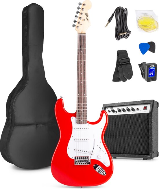 Elektrische gitaar met gitaar versterker - MAX Gigkit - Perfect voor  beginners - incl.... | bol.com