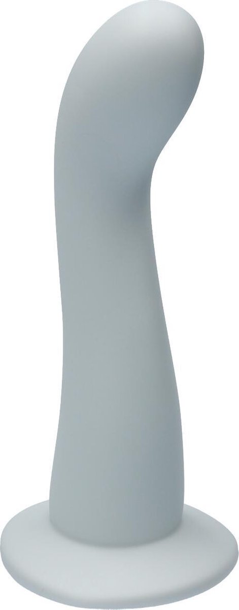 Goedkoopste Ylva & Dite - Swan - Siliconen G-spot / Anale dildo - Made in Holland - Pastel Grijs