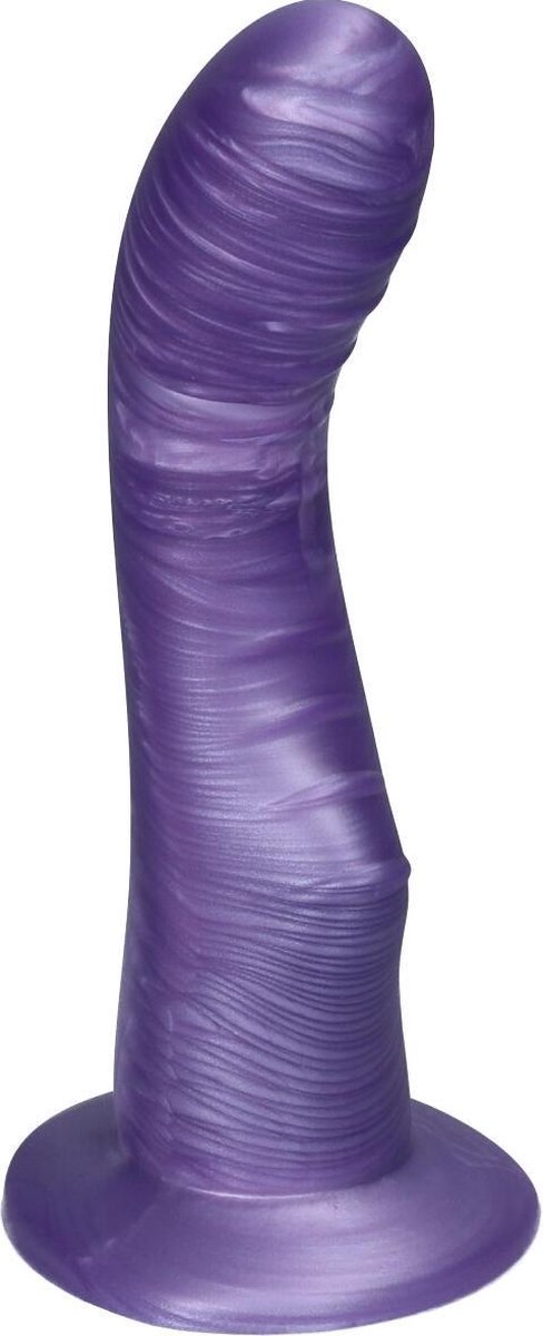 Goedkoopste Ylva & Dite - Kajsa - Siliconen G-spot / Prostaat dildo - Made in Holland - Violet Metallic