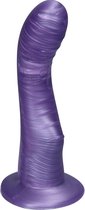 Ylva & Dite - Kajsa - Siliconen G-spot / Prostaat dildo - Made in Holland - Violet Metallic