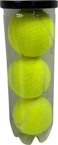 Tennisballen in koker - 3x - geel