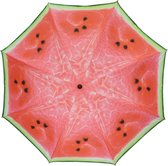 Parasol - watermeloen fruit - D180 cm - UV-bescherming - incl. draagtas