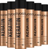 Syoss - Styling-Hairspray Keratin - Haarlak - Haarstyling - Voordeelverpakking - 6x 400 ml