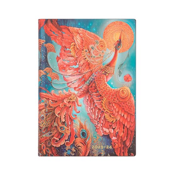 Märkmik Paperblanks Birds of Happiness Firebird MIDI | E-pood