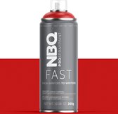NBQ Fast Spuitbus - Acryl basis - Pure red - Hoge druk - Spuitbus