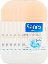 Sanex Deodorant Deoroller Dermo Sensitive - Deodorant - 6x 50 ml - Voordeelverpakking