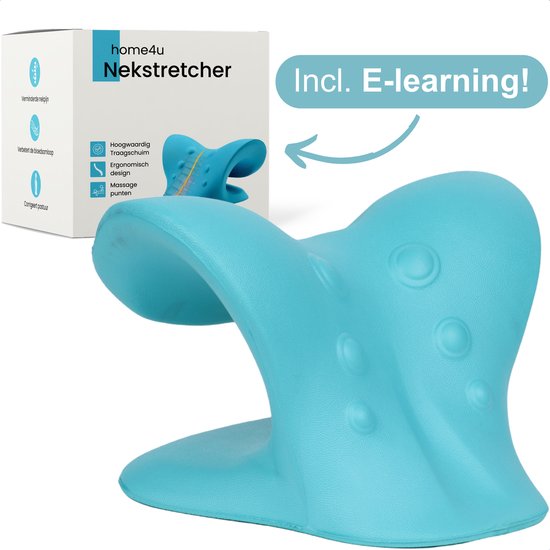 Foto: Home4u nekstretcher massage kussen neck releaser inclusief e book