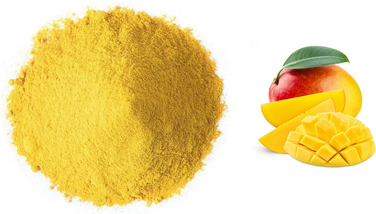 Goedkoopste Mango poeder - Mangopoeder - Natuurlijke kleurstof - Superfoods - 100 gram