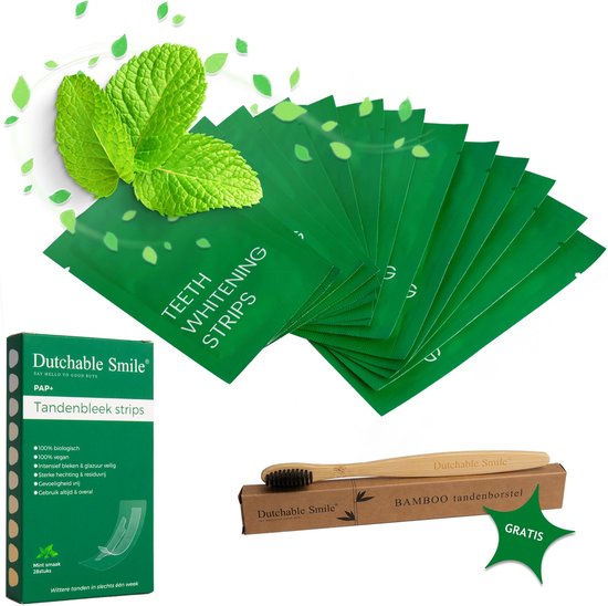 Dutchable Whitening Strips Teeth Whitening Strips Tandenbleek Strips 100...