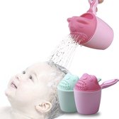 Peuter Shampoo Cup - Kleur: Roze - Baby Haren Wassen - Baby Cup - Roze Baby Was Cup - Baby Baden - Makkelijk Haren Wassen Baby - Baby Was Gietertje
