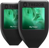 2x Trezor T - Voordeelbundel - Hardware Wallet - Zwart