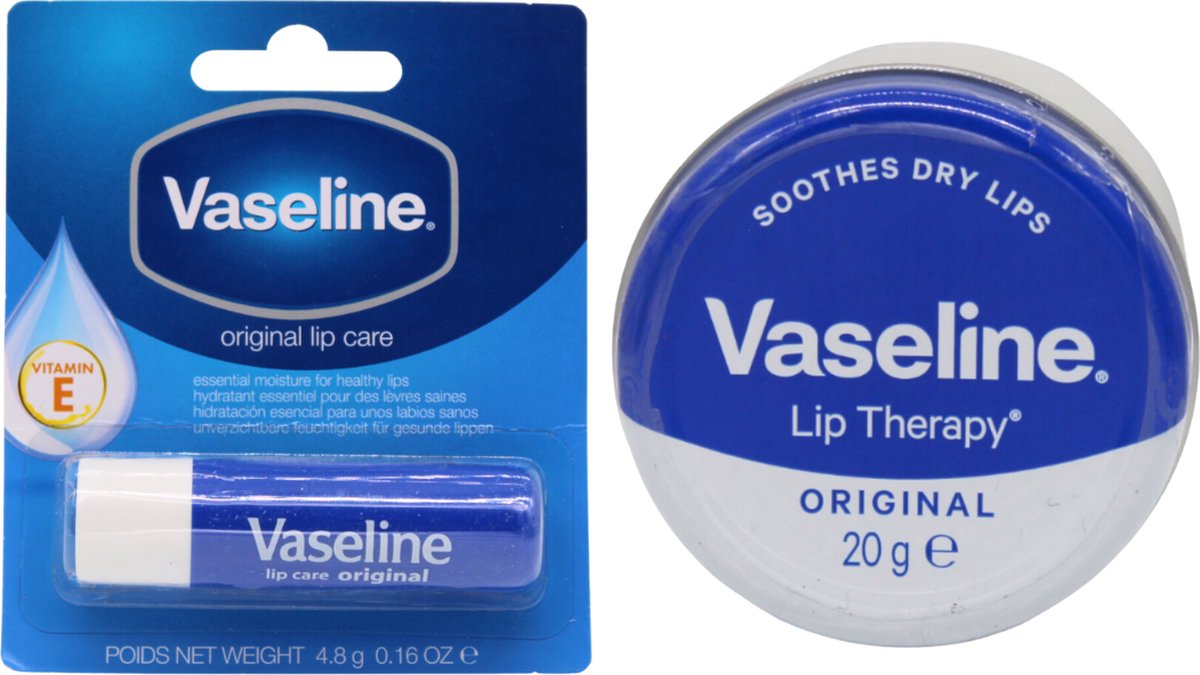 Vaseline Lippenbalsem Original Voordeelverpakking | bol