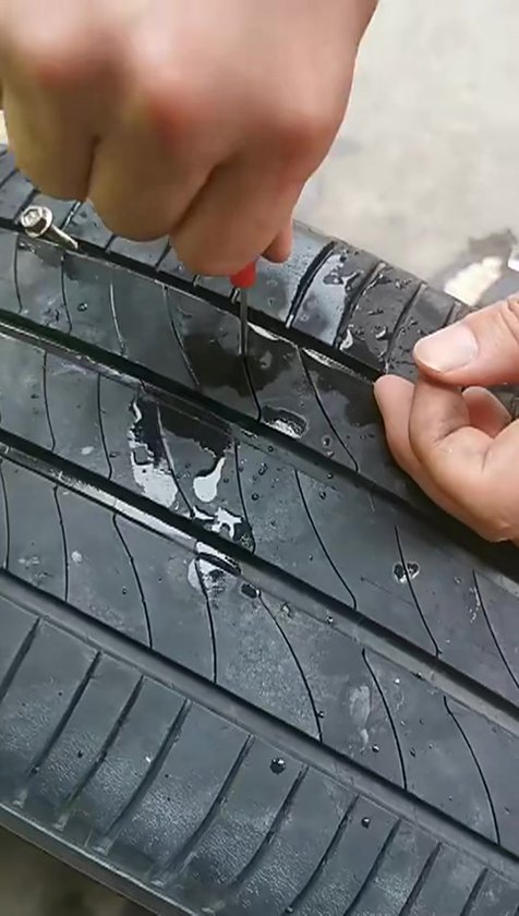 Kit d'ongles de réparation de Liserés pour moto voiture Scooter caoutchouc/outils  de